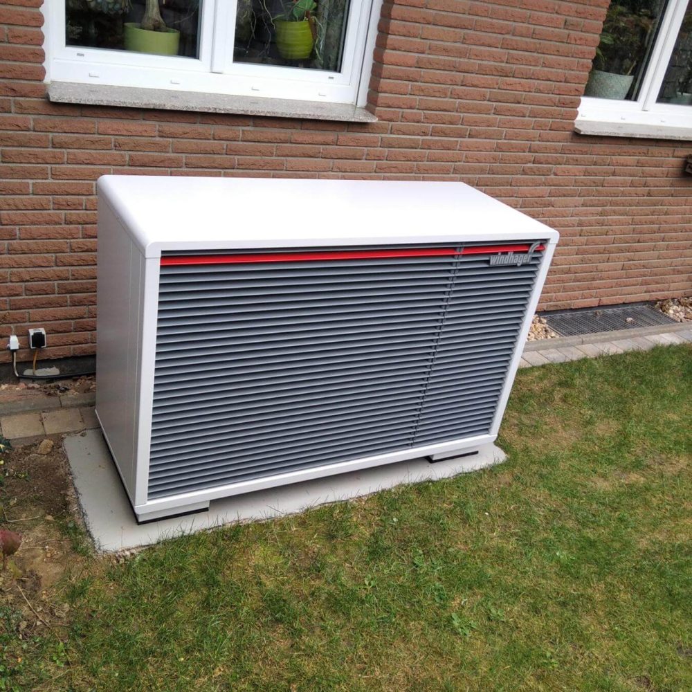Heizungstausch eines Gas-Brennwertkessels gegen eine Windhager AeroWIN EVO 9.6 Wärmepumpe in Kerpen-Sindorf 2