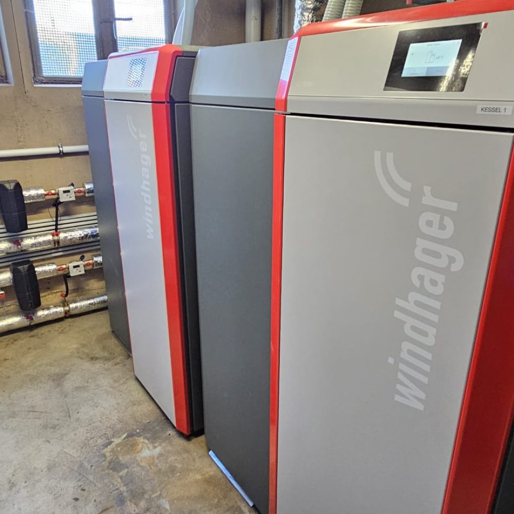 Pelletheizung Kaskade in einem 16 Parteienhaus in Bergheim 2